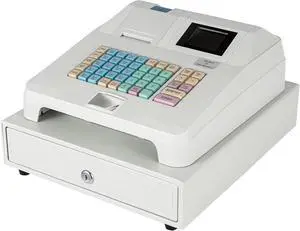 Electronic Cash Register, POS Casher Thermal Printing Electronic,48 Keys Cash Register with Receipt and Journal Printers,Cash Register for Small Business,Retailer,Supermarket,Grocery(White) Electronic Cash Register, POS Casher Thermal Printing Electronic,48 Keys Cash Register with Receipt and Journal Printers,Cash Register for Small Business,Retailer,Supermarket,Grocery(White)