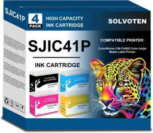 High Capacity SJIC41P Ink Cartridge 4-Pack (Matte) High Capacity SJIC41P Ink Cartridge 4-Pack (Matte)