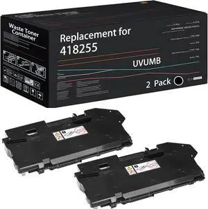 Compatible with Ricoh 418255 Waste Toner Container Work for Ricoh IM C530FB Printers, with Chip, High Yield 30000 Pages, High-Definition Printing (2-Pack Black) Compatible with Ricoh 418255 Waste Toner Container Work for Ricoh IM C530FB Printers, with Chip, High Yield 30000 Pages, High-Definition Printing (2-Pack Black)