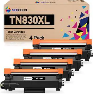 TN830XL TN830 XL Toner Cartridge 4 Pack for TN-830 TN-830XL TN830XL TN830 XL Toner Cartridge 4 Pack for TN-830 TN-830XL