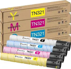 MasaiMara TN321 TN-321 TN321K TN321C TN321M TN321Y Toner Cartridges for Konica Minolta bizhub C224 C284 C364 C224e C284e C364e C7822 C7828 C7822e C7828e Printer (Black Cyan Magenta Yellow, 4-Pack) MasaiMara TN321 TN-321 TN321K TN321C TN321M TN321Y Toner Cartridges for Konica Minolta bizhub C224 C284 C364 C224e C284e C364e C7822 C7828 C7822e C7828e Printer (Black Cyan Magenta Yellow, 4-Pack)