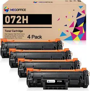 072H Toner Cartridge Replacement for Canon 072 H Black 4 Pack 072H Toner Cartridge Replacement for Canon 072 H Black 4 Pack