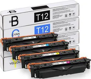 MasaiMara T12 T12L Extra High Capacity Compatible Toner Cartridges for Canon imageCLASS X LBP1333C MF1333C, i-SENSYS X C1333i C1333P C1333iF 1333C Printers (Black, Cyan, Magenta, Yellow, 4-Pack) MasaiMara T12 T12L Extra High Capacity Compatible Toner Cartridges for Canon imageCLASS X LBP1333C MF1333C, i-SENSYS X C1333i C1333P C1333iF 1333C Printers (Black, Cyan, Magenta, Yellow, 4-Pack)