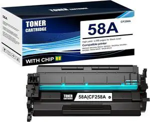 1-Pack Black 58A CF258A Toner Cartridge: Compatible 58A CF258A Replacement for HP M404dn M404dw M404n M406dn M428fdw M428fdn M428dw M404-M405 Series M428-M429 Series Printer 1-Pack Black 58A CF258A Toner Cartridge: Compatible 58A CF258A Replacement for HP M404dn M404dw M404n M406dn M428fdw M428fdn M428dw M404-M405 Series M428-M429 Series Printer
