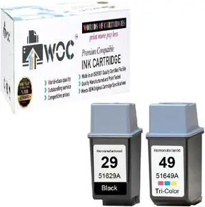 WOC Remanufactured Ink Cartridge Replacement for HP WOC Remanufactured Ink Cartridge Replacement for HP