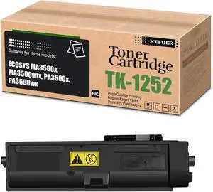TK-1252 Compatible Black Toner Cartridge Replacement for Kyocera ECOSYS MA3500x MA3500wfx PA3500x PA3500wx 1T0C3H0US0 (1-Pack Black) TK-1252 Compatible Black Toner Cartridge Replacement for Kyocera ECOSYS MA3500x MA3500wfx PA3500x PA3500wx 1T0C3H0US0 (1-Pack Black)