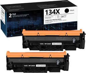 134X W1340X High Yield Black Toner Cartridge 2 Pack - Compatible 134X 134A W1340A W1340X Toner Cartridges Replacement for HP Pro M209 M209dw M207 M207dw MFP M234 M234dw M234sdw Printers 134X W1340X High Yield Black Toner Cartridge 2 Pack - Compatible 134X 134A W1340A W1340X Toner Cartridges Replacement for HP Pro M209 M209dw M207 M207dw MFP M234 M234dw M234sdw Printers