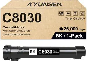 C8030 C8045 Black Toner Cartridge Compatible for Xerox Altalink C8030 Toner C8030 C8045 Black Toner Cartridge Compatible for Xerox Altalink C8030 Toner