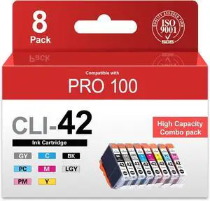 CLI-42 Ink Cartridges Replacement for Canon CLI 42 PRO 100 Ink CLI-42 Ink Cartridges Replacement for Canon CLI 42 PRO 100 Ink