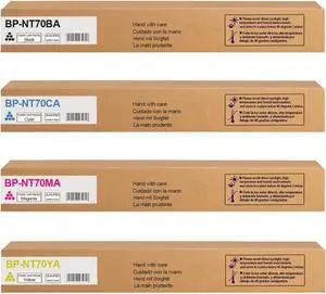 BP-NT70 BP-NT70BA BP-NT70CA BP-NT70MA BP-NT70YA Toner Cartridge Use for Sharp BP-50C26 BP-50C31 BP-70C36 BP-70C45 BP-70C55 BP-70C65 BP-50C36 BP-50C45 BP-50C55 BP-50C65 BP-70C31 Printers (4 Pack) BP-NT70 BP-NT70BA BP-NT70CA BP-NT70MA BP-NT70YA Toner Cartridge Use for Sharp BP-50C26 BP-50C31 BP-70C36 BP-70C45 BP-70C55 BP-70C65 BP-50C36 BP-50C45 BP-50C55 BP-50C65 BP-70C31 Printers (4 Pack)