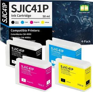 SJIC41P Ink Cartridge with Chip SJIC41P-BK SJIC41P-C SJIC41P-M SJIC41P-Y SJIC41P Ink Cartridge with Chip SJIC41P-BK SJIC41P-C SJIC41P-M SJIC41P-Y