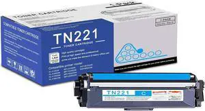 1 Pack TN221 Cyan Toner Cartridge High Yield Compatible TN221 Replacement for Brother HL-3140CW 3150CDN 3170CDW MFC-9130CW 9140CDN 9340CDW DCP-9015CDW 9020CDN Printer 1 Pack TN221 Cyan Toner Cartridge High Yield Compatible TN221 Replacement for Brother HL-3140CW 3150CDN 3170CDW MFC-9130CW 9140CDN 9340CDW DCP-9015CDW 9020CDN Printer