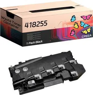 Compatible for Ricoh 418255 Waste Toner Container Work for Ricoh IM C530FB Printers, with Chip, High Yield 30000 Pages, Clear Printing (Black) Compatible for Ricoh 418255 Waste Toner Container Work for Ricoh IM C530FB Printers, with Chip, High Yield 30000 Pages, Clear Printing (Black)
