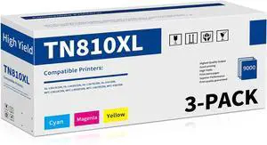 TN810XL High Yield Toner Cartridge Replacement for Brother TN-810XL Compatible with Brother HL-L3220CDW HL-L3280CDW HL-L3295CDW Printer ( 1 Cyan, 1 Magenta, 1 Yellow, 3 Pack) TN810XL High Yield Toner Cartridge Replacement for Brother TN-810XL Compatible with Brother HL-L3220CDW HL-L3280CDW HL-L3295CDW Printer ( 1 Cyan, 1 Magenta, 1 Yellow, 3 Pack)