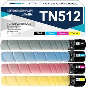 LCL Compatible Toner Cartridge Replacement for Konica Minolta TN512 TN-512K TN512K TN512C TN512M TN512Y A33K132 A33K432 A33K332 A33K232 High Yield for Bizhub C454 C554 454e C554e (KCMY) LCL Compatible Toner Cartridge Replacement for Konica Minolta TN512 TN-512K TN512K TN512C TN512M TN512Y A33K132 A33K432 A33K332 A33K232 High Yield for Bizhub C454 C554 454e C554e (KCMY)