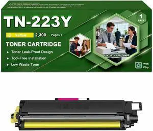 TN223 Toner Cartridge Compatible for Brother MFC-L3710CDW Printers Yellow TN223 Toner Cartridge Compatible for Brother MFC-L3710CDW Printers Yellow