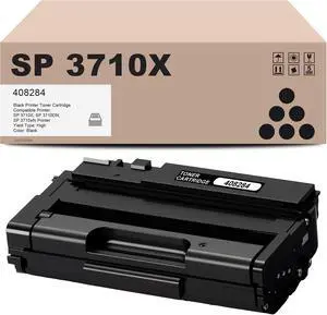 SP 3710X SP 3710DN SP3710X SP3710DN Toner Cartridge -408284 Black Ink SP 3710X SP 3710DN SP3710X SP3710DN Toner Cartridge -408284 Black Ink