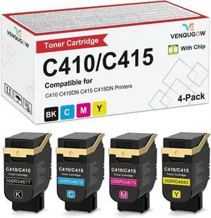 C410 C415 Toner Cartridge 006R04677 006R04678 006R04679 006R04680 4-Pack C410 C415 Toner Cartridge 006R04677 006R04678 006R04679 006R04680 4-Pack