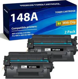 APRONE 148A W1480A Black Toner Cartridge 2-Pack Compatible for HP 148A APRONE 148A W1480A Black Toner Cartridge 2-Pack Compatible for HP 148A
