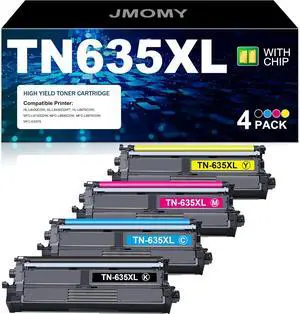 TN635XL Toner Cartridge with Chip Replacement for Brother TN635XL High Yield Toner TN-635XL TN-635 for MFC-L8930CDW HL-L8430CDW HL-L8430CDWT HL-L8570CDW MFC-L8730CDW MFC-L8970CDW Printer 4-Pack TN635XL Toner Cartridge with Chip Replacement for Brother TN635XL High Yield Toner TN-635XL TN-635 for MFC-L8930CDW HL-L8430CDW HL-L8430CDWT HL-L8570CDW MFC-L8730CDW MFC-L8970CDW Printer 4-Pack
