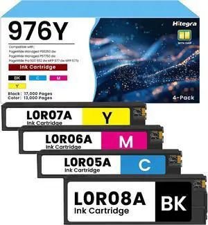 976Y Ink Cartridge with New Chip L0R05A L0R06A L0R07A L0R08A P55250 Ink 976Y Ink Cartridge with New Chip L0R05A L0R06A L0R07A L0R08A P55250 Ink