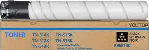 1PK TN516 TN514 TN512 TN326 TN324 Black Toner Cartridge Compatible for Konica Minolta bizhub C458 C558 C658 308 308e 368 368e 458e 558e 658e 1PK TN516 TN514 TN512 TN326 TN324 Black Toner Cartridge Compatible for Konica Minolta bizhub C458 C558 C658 308 308e 368 368e 458e 558e 658e