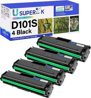 D101S 4 Pack Compatible Black Toner Cartridge Replacement for Samsung MLT-D101S MLTD101S D101S 101S Work with ML-2166W ML-2160 ML-2165 SCX-3405W ML-2165W SCX-3405FW SCX-3400 Printer D101S 4 Pack Compatible Black Toner Cartridge Replacement for Samsung MLT-D101S MLTD101S D101S 101S Work with ML-2166W ML-2160 ML-2165 SCX-3405W ML-2165W SCX-3405FW SCX-3400 Printer