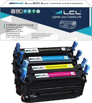 LCL Remanufactured Toner Cartridge Replacement for HP 643A Q5950A Q5951A Q5952A Q5953A for HP Color LaserJet 4700 4700n 4700dn 4700dtn 4700PH+ 4710 Printer ( 4-Pack Bk Cyan Magenta Yellow) LCL Remanufactured Toner Cartridge Replacement for HP 643A Q5950A Q5951A Q5952A Q5953A for HP Color LaserJet 4700 4700n 4700dn 4700dtn 4700PH+ 4710 Printer ( 4-Pack Bk Cyan Magenta Yellow)