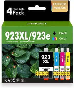 923 923XL 8130e 8125e Ink Cartridges Combo Pack for HP Printers 923 923XL 8130e 8125e Ink Cartridges Combo Pack for HP Printers
