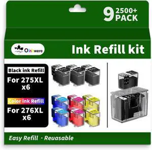 Ink Refill Kit for Canon 275 and 276 Ink cartridges 275XL 276XL Ink Refill Kit for Canon 275 and 276 Ink cartridges 275XL 276XL