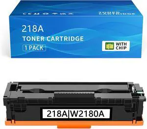 218A Toner Cartridge Compatible for HP Color LaserJet Pro MFP 3301fdw 3301cdw 3301sdw 3301fdw 3201dw with Chip Replacement for HP 218A 218X W2180A W2180X Toner Cartridge Black 218A Toner Cartridge Compatible for HP Color LaserJet Pro MFP 3301fdw 3301cdw 3301sdw 3301fdw 3201dw with Chip Replacement for HP 218A 218X W2180A W2180X Toner Cartridge Black