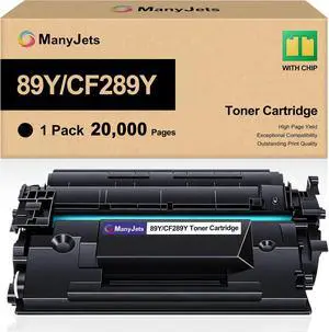 Compatible CF289Y 89Y Black Toner Cartridge with Chip Replacement for HP 89Y CF289Y Black Toner Cartridges for LaserJet M507n M507dn M507x M528dn M528f M528c M528z Series Printers (1-Pack) Compatible CF289Y 89Y Black Toner Cartridge with Chip Replacement for HP 89Y CF289Y Black Toner Cartridges for LaserJet M507n M507dn M507x M528dn M528f M528c M528z Series Printers (1-Pack)