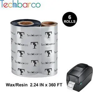 6 Rolls 2.24" x 360' (57mm x 110m) Oil Change Sticker Printer Ribbon 6 Rolls 2.24" x 360' (57mm x 110m) Oil Change Sticker Printer Ribbon