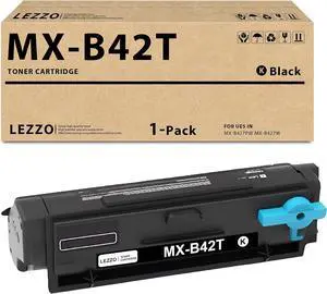 Lezzo MX-B42T Toner Cartridge 1-Pack (with Chip) MX-B42T Black Toner Replacement for Sharp MX-B42T 25B3430 Toner Cartridge for MX-B427PW MX-B427W Printer Lezzo MX-B42T Toner Cartridge 1-Pack (with Chip) MX-B42T Black Toner Replacement for Sharp MX-B42T 25B3430 Toner Cartridge for MX-B427PW MX-B427W Printer