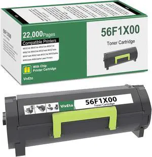 Extra High Yield 56F1X00 Black Toner Cartridge with New Chip MS421 Toner Extra High Yield 56F1X00 Black Toner Cartridge with New Chip MS421 Toner