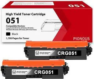 051 Toner Cartridge Replacement for Canon CRG051 051H CRG051H 051 Toner Cartridge Replacement for Canon CRG051 051H CRG051H