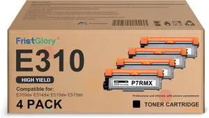 E310Toner Cartridge (4-Pack,Black) Compatible E310 P7RMX Toner Cartridges Replacement for DELL E310dw E514dw E515dw E515dn Printers E310Toner Cartridge (4-Pack,Black) Compatible E310 P7RMX Toner Cartridges Replacement for DELL E310dw E514dw E515dw E515dn Printers