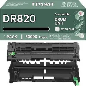 Compatible for Brother DR820 Drum Unit for Brother MFC-L5700DW MFC-L5705DW MFC-L5800DW MFC-L5850DW - with Chip 50000 Pages @ 5% - Sharp Text & Clear Image for Home Office or Business - Black - 1 Pack Compatible for Brother DR820 Drum Unit for Brother MFC-L5700DW MFC-L5705DW MFC-L5800DW MFC-L5850DW - with Chip 50000 Pages @ 5% - Sharp Text & Clear Image for Home Office or Business - Black - 1 Pack