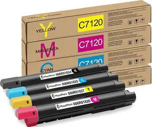 MasaiMara High Capacity C7120 C7125 C7130 006R01824 006R01825 006R01826 006R01827 Compatible Toner Cartridges for Xerox Versalink C7120 C7125 C7130 Printer (Black Cyan Magenta Yellow, 4-Pack) MasaiMara High Capacity C7120 C7125 C7130 006R01824 006R01825 006R01826 006R01827 Compatible Toner Cartridges for Xerox Versalink C7120 C7125 C7130 Printer (Black Cyan Magenta Yellow, 4-Pack)