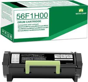 56F1H00 Compatible Black Toner Cartridge (with Chip) 15000 Page Yield Fits MS621 MS321 MS421 MS521 MS622 MX321 MX421 MX521 MX522 MX622 Printers 56F1H00 Compatible Black Toner Cartridge (with Chip) 15000 Page Yield Fits MS621 MS321 MS421 MS521 MS622 MX321 MX421 MX521 MX522 MX622 Printers
