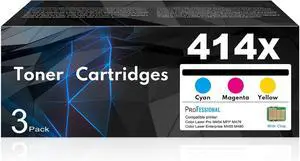 414X High-yield Toner Cartridge 3-Color Replacement for HP 414X Toner 414A W2021X W2023X W2022X Works with Color Laser Enterprise M455dn MFP M480f Pro M454dn M454dw MFP M479fdn M479fdw Printer (C/M/Y) 414X High-yield Toner Cartridge 3-Color Replacement for HP 414X Toner 414A W2021X W2023X W2022X Works with Color Laser Enterprise M455dn MFP M480f Pro M454dn M454dw MFP M479fdn M479fdw Printer (C/M/Y)