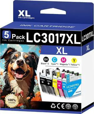 DOSUM LC3017XL LC3017 High Yield Ink Cartridges 5-Pack (2BK, 1C, 1M, 1Y) DOSUM LC3017XL LC3017 High Yield Ink Cartridges 5-Pack (2BK, 1C, 1M, 1Y)