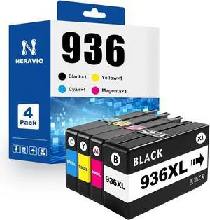 936 Ink Cartridges Compatible for HP OfficeJet Pro 9110b 9120 9130b 9720 9730 Printers, 1250/800 Pages, Combo Pack 936 Ink Cartridges Compatible for HP OfficeJet Pro 9110b 9120 9130b 9720 9730 Printers, 1250/800 Pages, Combo Pack