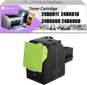 Compatible 24B6011 24B6010 24B6009 24B6008 Toner Cartridges, Work for Lexmark XC2130 XC2132 Printers, Reliability Longevity 1 Compatible 24B6011 24B6010 24B6009 24B6008 Toner Cartridges, Work for Lexmark XC2130 XC2132 Printers, Reliability Longevity 1