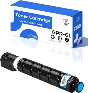 GPR-61 GPR61 3763C003AA Toner Cartridges Compatible for ImageRUNNER Advance DX C5840i C5850i C5860i C5870i Printers, High Yield - 40000 Pages Cyan GPR-61 GPR61 3763C003AA Toner Cartridges Compatible for ImageRUNNER Advance DX C5840i C5850i C5860i C5870i Printers, High Yield - 40000 Pages Cyan