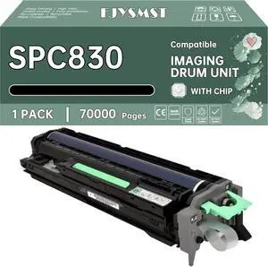 Compatible for Ricoh SPC830 Imaging Drum Unit for Ricoh Aficio SP C830DN C831DN - with Chip 70000 Pages @ 5% - Sharp Text & Clear Image for Home Office or Business (Black - 1 Pack) Compatible for Ricoh SPC830 Imaging Drum Unit for Ricoh Aficio SP C830DN C831DN - with Chip 70000 Pages @ 5% - Sharp Text & Clear Image for Home Office or Business (Black - 1 Pack)