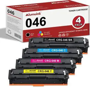 046 Toner Cartridges CRG046 CRG-046 CRG 046 Toner Replacement for Canon Color imageCLASS LBP654Cdw MF735Cdw MF731Cdw MF733Cdw Printer (4 Pack) 046 Toner Cartridges CRG046 CRG-046 CRG 046 Toner Replacement for Canon Color imageCLASS LBP654Cdw MF735Cdw MF731Cdw MF733Cdw Printer (4 Pack)