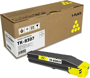 1-Pack Yellow TK-8307Y High Yield Toner Cartridge Compatible for Kyocera TK-8307 TASKalfa 3050ci 3550ci 3051ci 3551ci Copystar CS-3050ci CS-3550ci CS-3051ci CS-3551ci (Pages up to 16,000 Page ) 1-Pack Yellow TK-8307Y High Yield Toner Cartridge Compatible for Kyocera TK-8307 TASKalfa 3050ci 3550ci 3051ci 3551ci Copystar CS-3050ci CS-3550ci CS-3051ci CS-3551ci (Pages up to 16,000 Page )