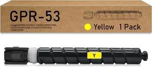 Remanufactured GPR-53 GPR53 Toner Cartridge Replacement for Canon GPR 53 for ImageRunner Advance C3325i C3330i C3525i C3530i C3025i C3725i C3826i C3830i C3835i C3330 Printer 1x Yellow Remanufactured GPR-53 GPR53 Toner Cartridge Replacement for Canon GPR 53 for ImageRunner Advance C3325i C3330i C3525i C3530i C3025i C3725i C3826i C3830i C3835i C3330 Printer 1x Yellow