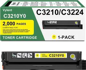Vylent C3210Y0 C3210 Yellow Toner Cartridge High Yield for C3224 1-Pack Vylent C3210Y0 C3210 Yellow Toner Cartridge High Yield for C3224 1-Pack